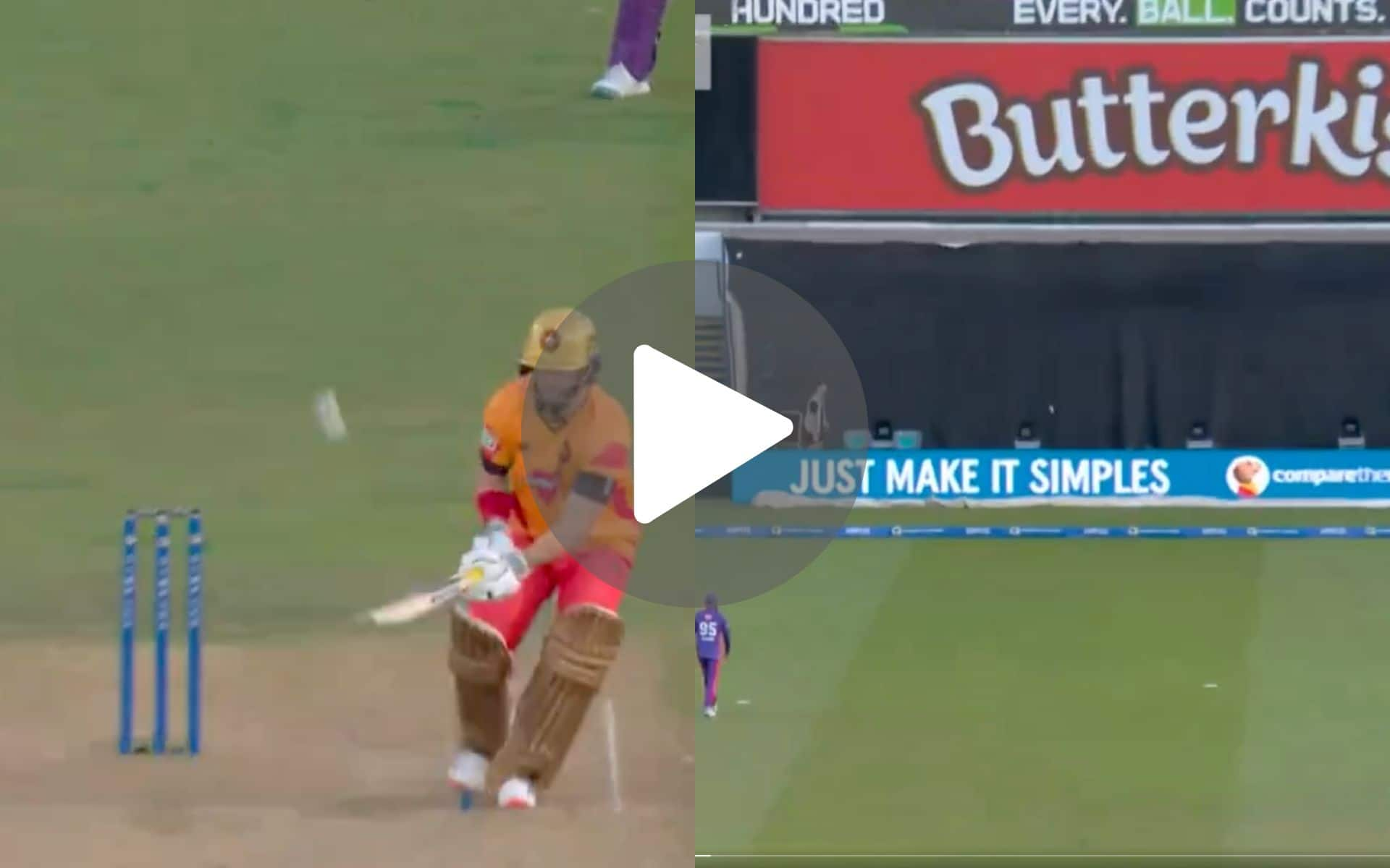 [Watch] Duckett Turns Left-Handed Jos Buttler As He Scoops Potts For A Stunning Six